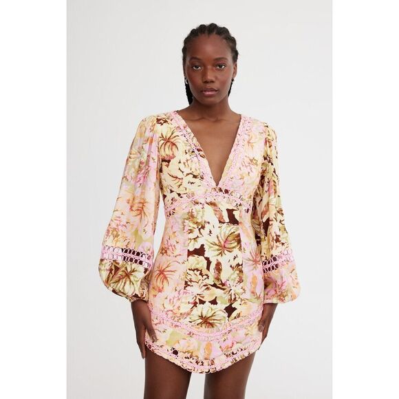Significant Other Dresses & Skirts - Significant Other Nicole Mini Dress in Jungle Mix Wedding Guest Sz 4 NWT$392